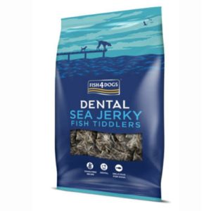 Fish4Dogs Dental Sea Jerky Fish Tiddlers Premi per Cane 575g