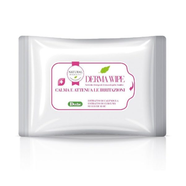Natural Derma Pet Derbe Salviette Dermawipe per Cani e Gatti