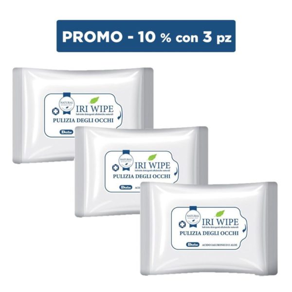 Natural Derma Pet Derbe Salviette Iriwipe Occhi per Cani e Gatti - PROMO -10% con 3pz