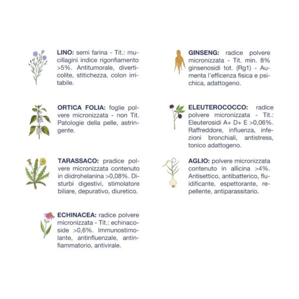 Vet Line Linea LD Agnello per Cani Adulti Vetline - Caratteristiche erbe officinali