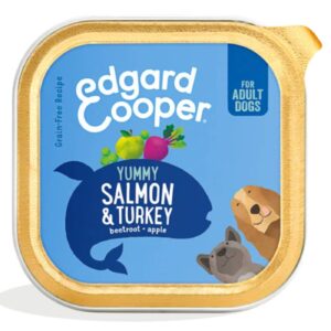 Edgard & Cooper Umido per Cani Salmone e Tacchino con Barbabietola e Zucca 150g