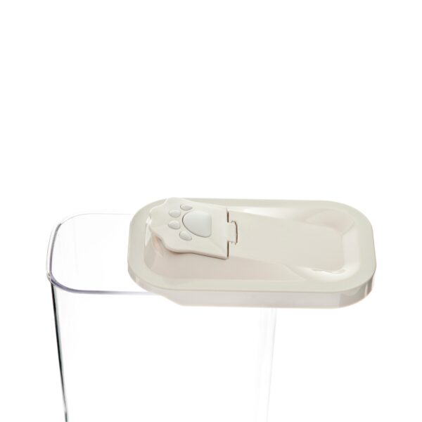 Ferribiella Porta Biscotti Crocchette Tortora in Plastica - Coperchio stretto