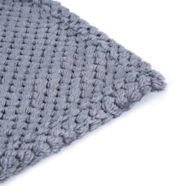 Coperta per Cani e Gatti Grey - Bordo
