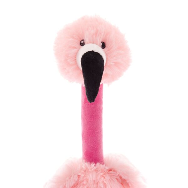 Ferribiella Peluche per Cani Fenicottero 32x18x10cm - Tessuto in morbido poliestere