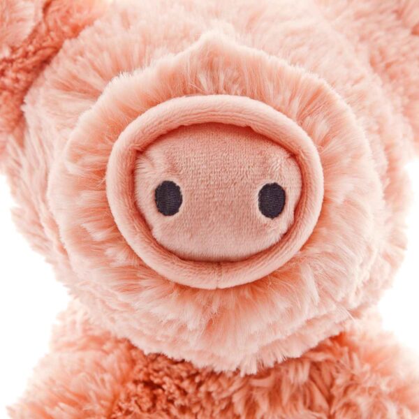 Ferribiella Peluche per Cani Maialino 30,5x24x25cm - Dettaglio naso