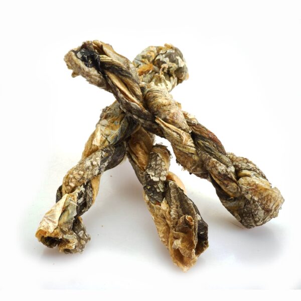 Fish4Dogs Dental Sea Jerky Fish Twist Premi Snack per Cani 500g - Prodotto