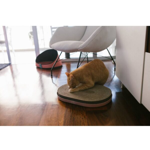 Zee.Cat Tiragraffi Light Pink 5x45,5x30cm - Compatto e facilmente posizionabile ovunque