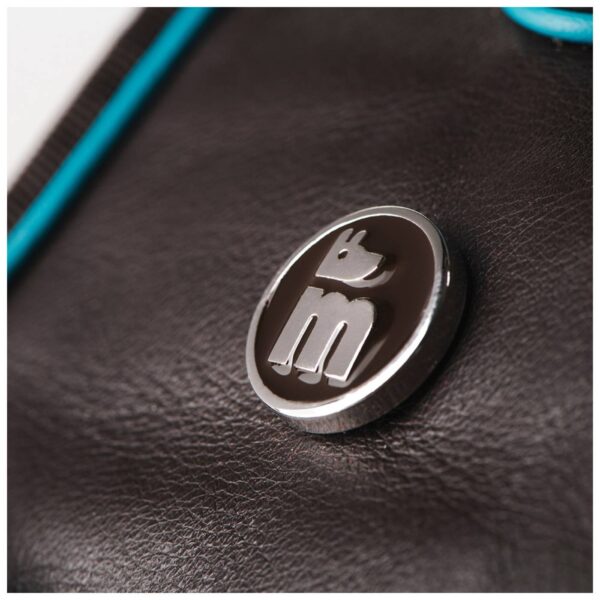 MyFamily Pettorina H Hermitage in Pelle Turchese e Marrone - MyFamily logo