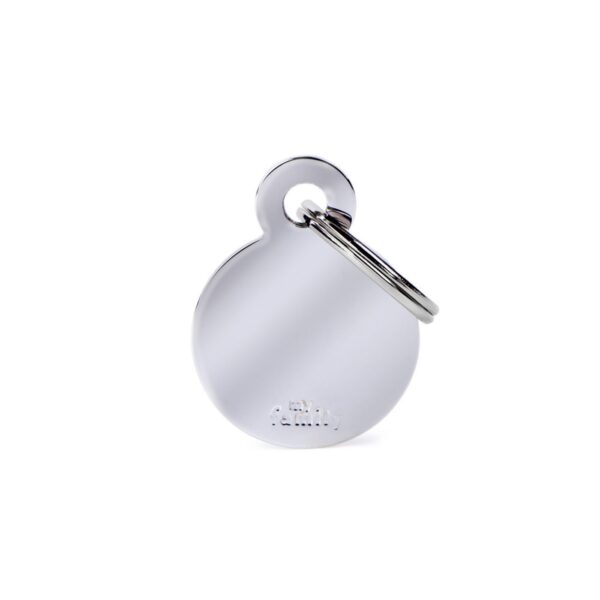 My Family Medaglietta Cerchio Basic Ottone Cromato - Variante S
