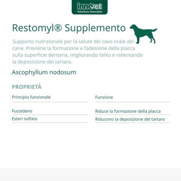 Innovet Restomil® Supplemento - Cane 60g per Cani - Proprietà