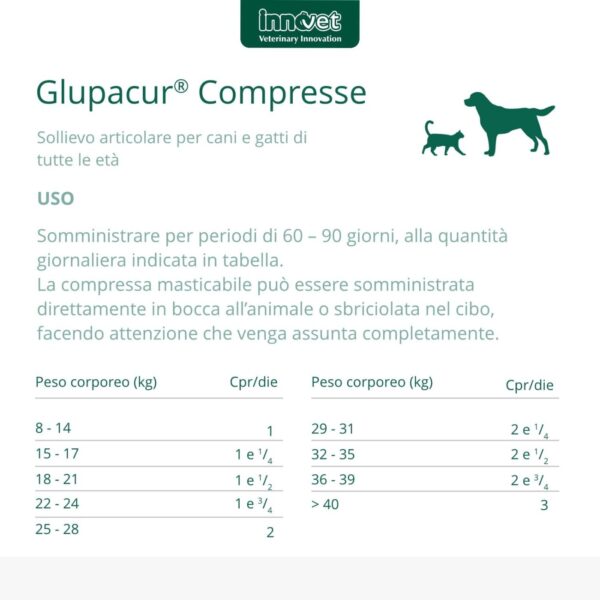 Innovet Glupacur® Compresse per Cani e Gatti