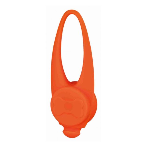 Trixie Flasher in Silicone Luce per Collare per Cani ø3,5x11cm - Variante arancione