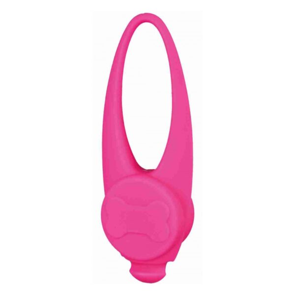 Trixie Flasher in Silicone Luce per Collare per Cani ø3,5x11cm - Variante rosa