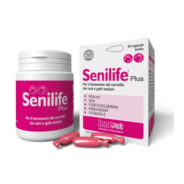 Innovet Senilife® Plus per Cani e Gatti Anziani - Formato 30 capsule