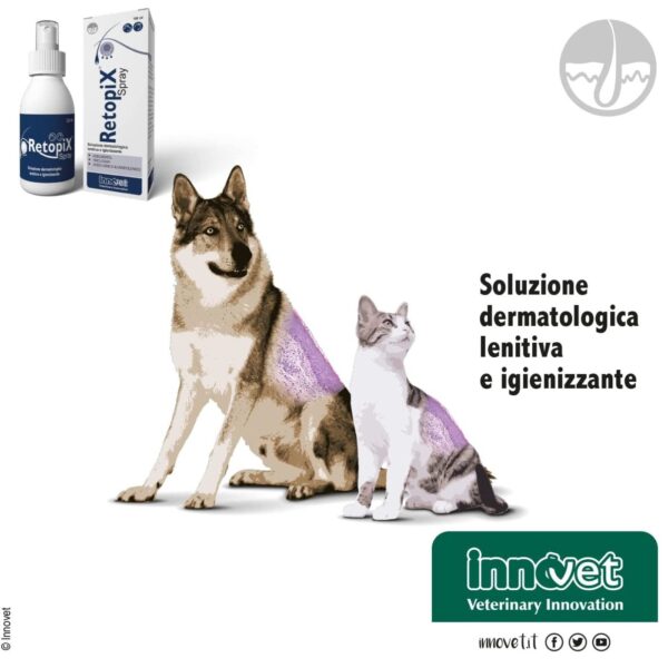 Innovet Retopix® Spray 100ml per Cani e Gatti - Uso