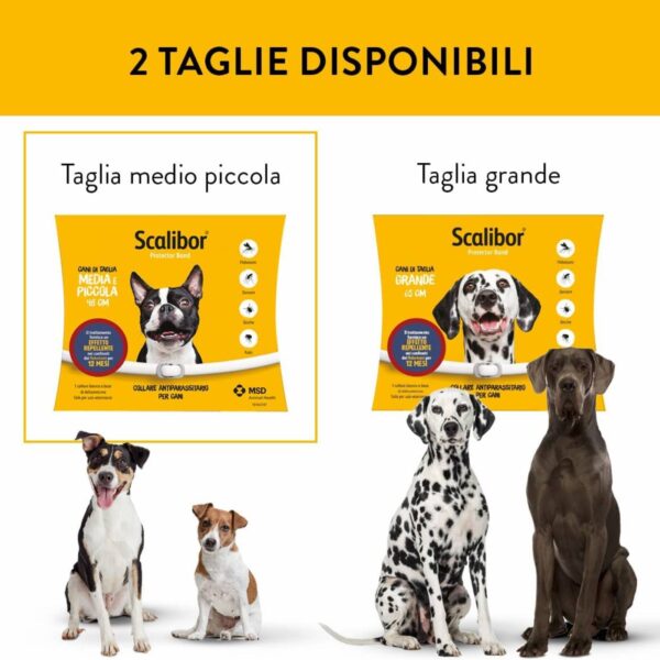 Scalibor Collare Antiparassitario per Cani - Taglie disponibili
