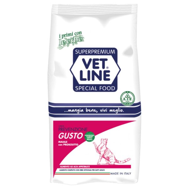 Vet Line Prevenzione Gusto Monoproteico Maiale per Gatti Adulti VetLine