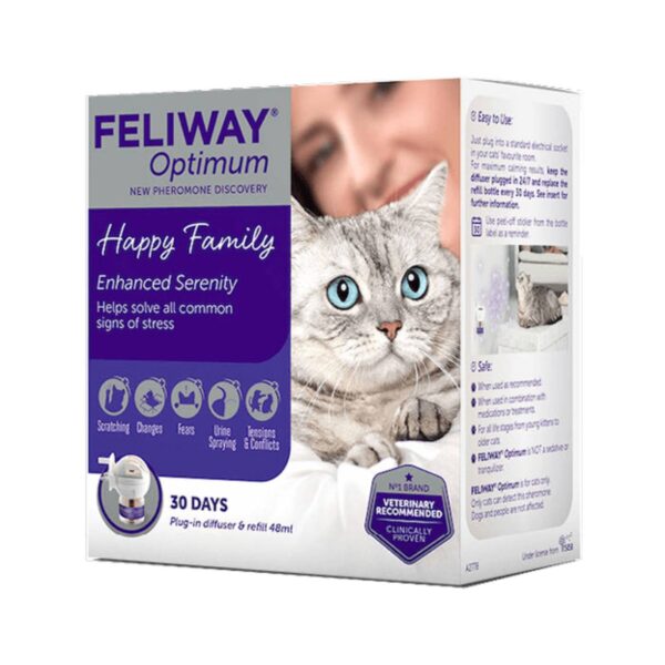 Ceva Feliway® Optimum Diffusore + Ricarica 30 giorni 48ml