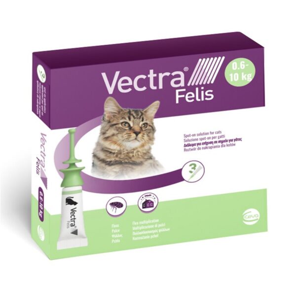 Vectra® Felis Antiparassitario per Gatti 3 Pipette Spot-On