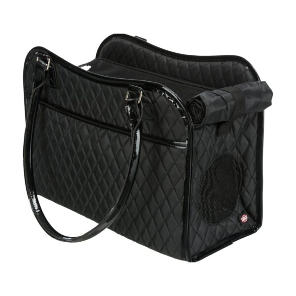 Trixie Borsa Amina 18x29x37cm Nera per Animali Fino a 5kg - Apertura superiore