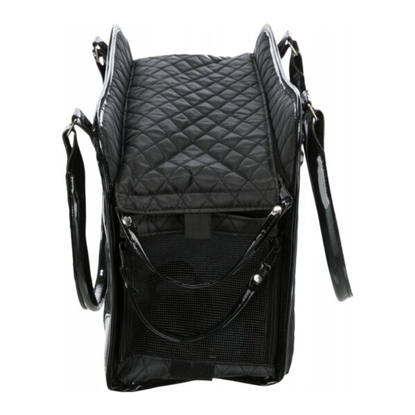 Trixie Borsa Amina 18x29x37cm Nera per Animali Fino a 5kg - Rivestimento trapuntato