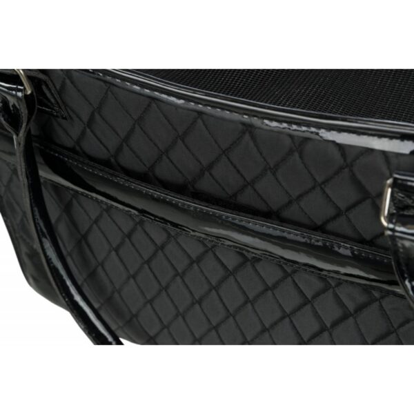 Trixie Borsa Amina 18x29x37cm Nera per Animali Fino a 5kg - Elementi in finta pelle