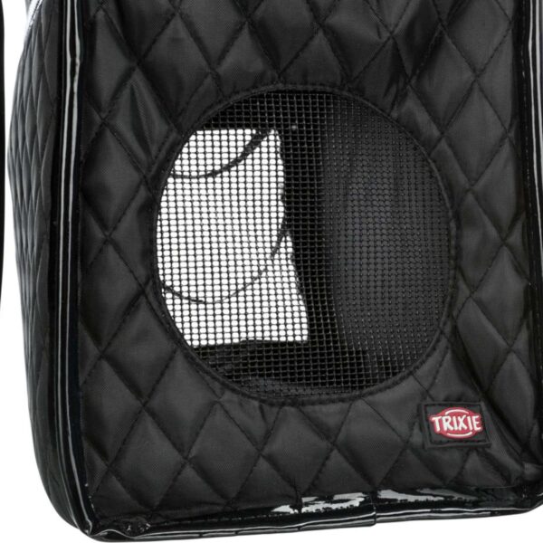 Trixie Borsa Amina 18x29x37cm Nera per Animali Fino a 5kg - Buon passaggio dell'aria