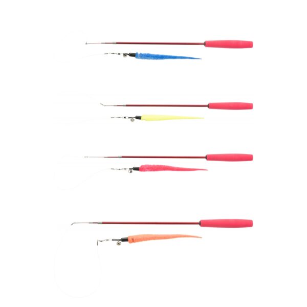 Trixie Gioco per Gatto Canna da Pesca Bacchetta Telescopica 38-98cm Colori Assortiti