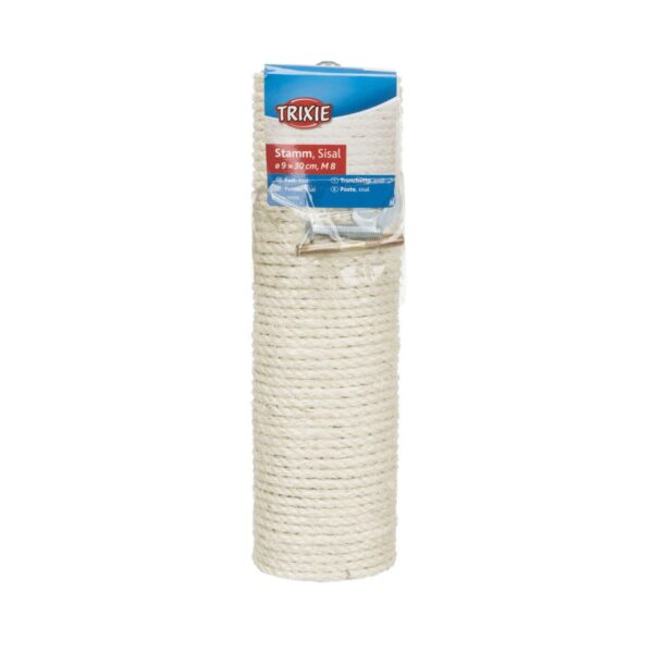 Trixie Tronchetto di Ricambio in Sisal per Tiragraffi ø9cm h.30cm Colore Naturale - Confezione
