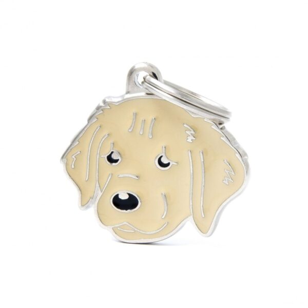 MyFamily Medaglietta per Cani Personalizzabile Golden Retriever Friends