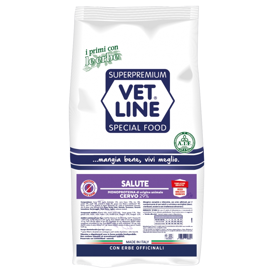 Vet Line Linea Salute Cervo per Cani Adulti VetLine