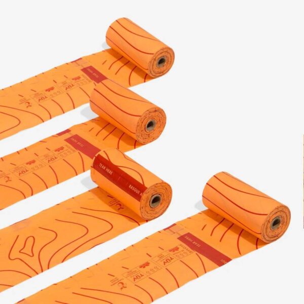 Zee.dog Sacchetti Igienici Compostabili Poop Bag Refill Box 4 Rotoli - 4 rotoli da 15 sacchetti ciascuno