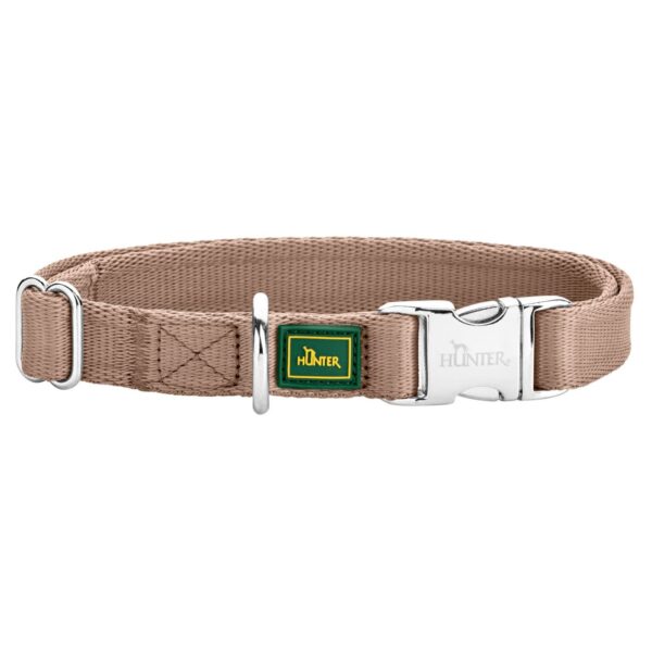 Hunter Collare Regolabile Inari Alu-Strong Beige per Cani