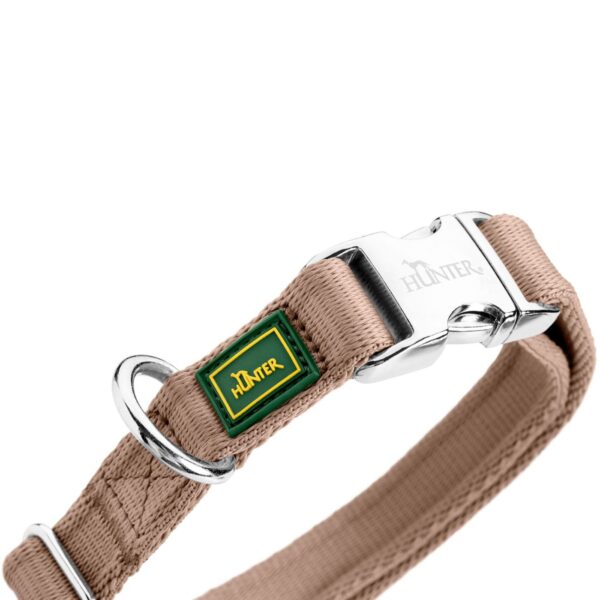 Hunter Collare Regolabile Inari Alu-Strong Beige per Cani - Realizzato in poliestere