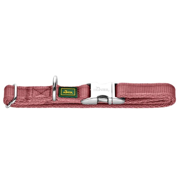 Hunter Collare Regolabile Inari Alu-Strong Rosso Pastello per Cani - Panoramica