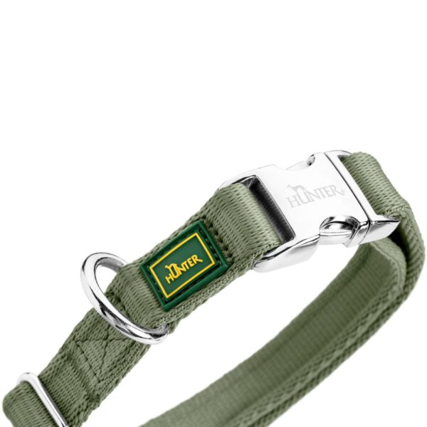 Hunter Collare Regolabile Inari Alu-Strong Verde Pastello per Cani - Panoramica