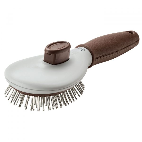 Hunter Spazzola Spa Autopulente Large 22,5 cm per Cani