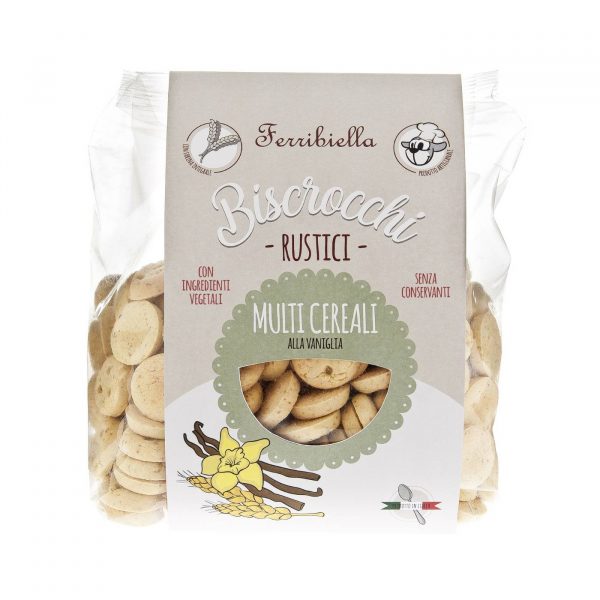 Ferribiella Biscrocchi Rustici Multi Cereali Biscotti per Cani 800g - Confezione