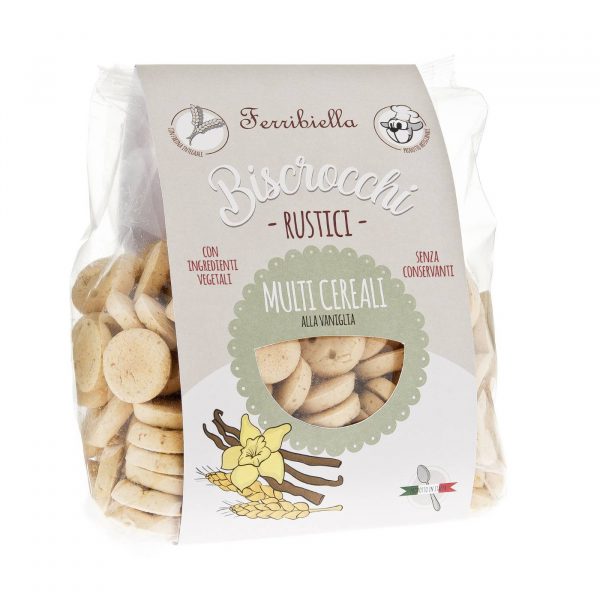 Ferribiella Biscrocchi Rustici Multi Cereali Biscotti per Cani 800g - Confezione