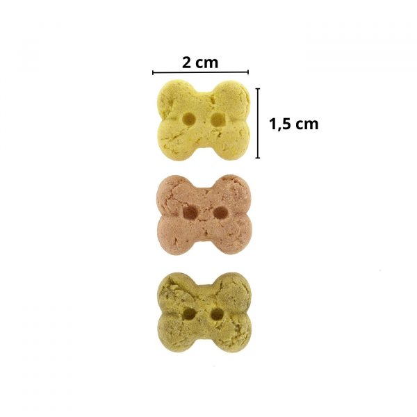Ferribiella Biscrocchi Rustici Veggies Biscotti per Cani 800g - Dimensione
