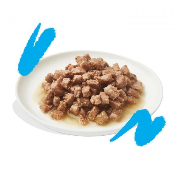 Edgard&Cooper Bocconcini Salmone e Pollo in Salsa per Gatti Adulti