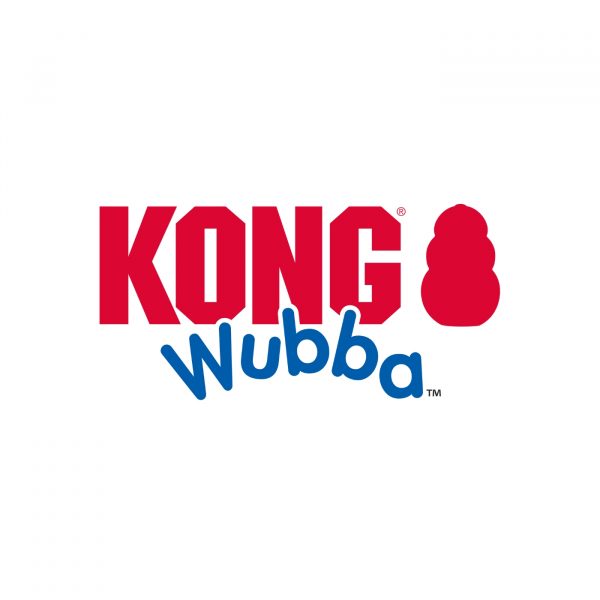 kong wubba gioco con squeaker per cani colori assortiti