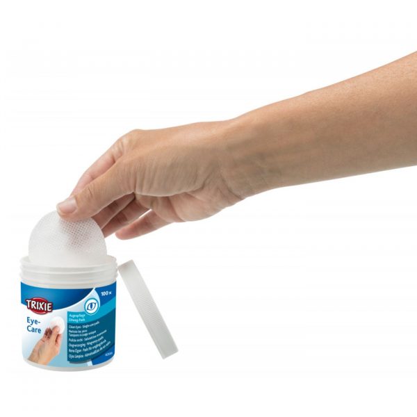 Trixie Salviettine Monouso per Pulizia Occhi di Cani Gatti e Piccoli Animali 100pz