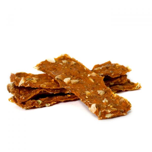 Sanadog Snack Vegetali per Cani Strisce di Zucca