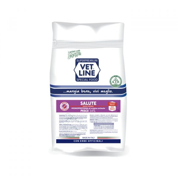 vet line linea salute pesce taglia piccola per cani adulti vetline