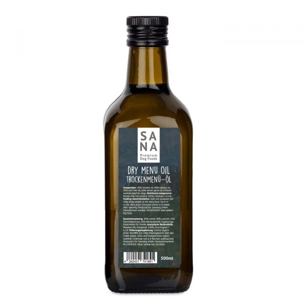 Sanadog Olio Menù 500ml per Cani e Gatti