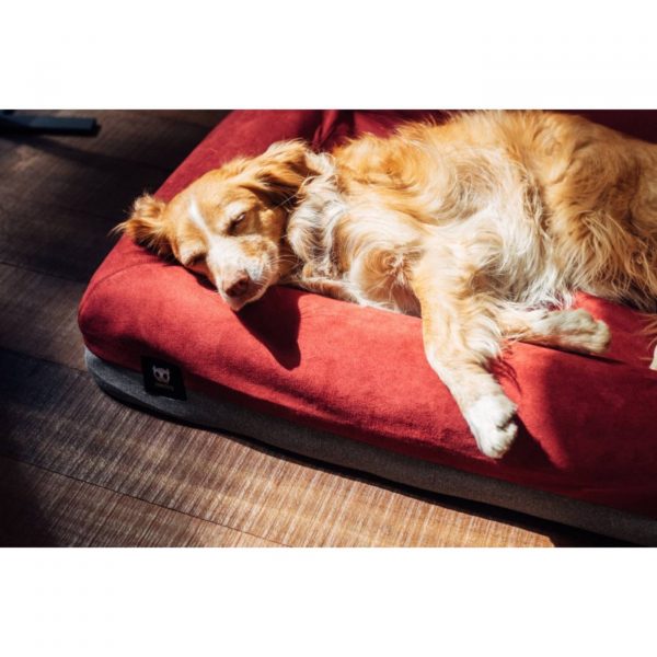 Zee.Dog Cuccia Zee.Bed Rossa con Fodera Rossa