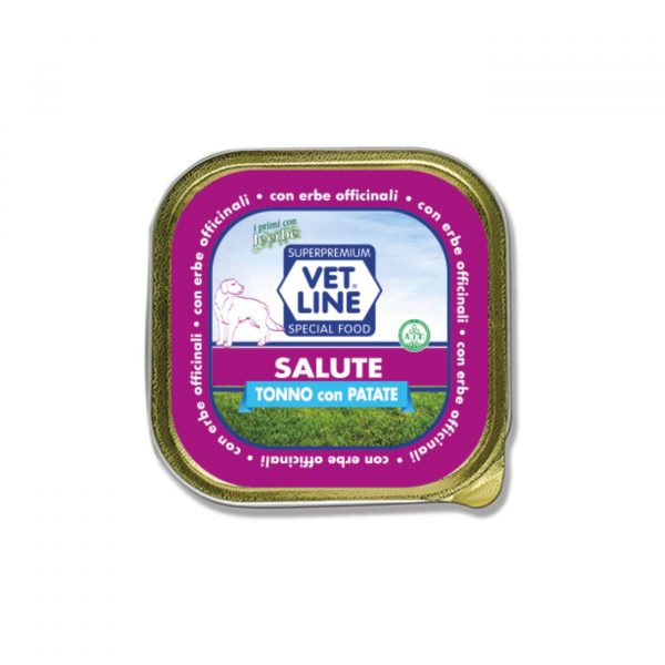 Vet Line Salute Tonno con Patate per Cani VetLine 150g