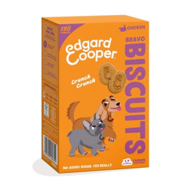 Edgard&Cooper Biscuits Biscotti di Pollo per Cani 400g
