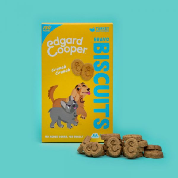 Edgard&Cooper Biscuits Biscotti di Tacchino e Pollo per Cani